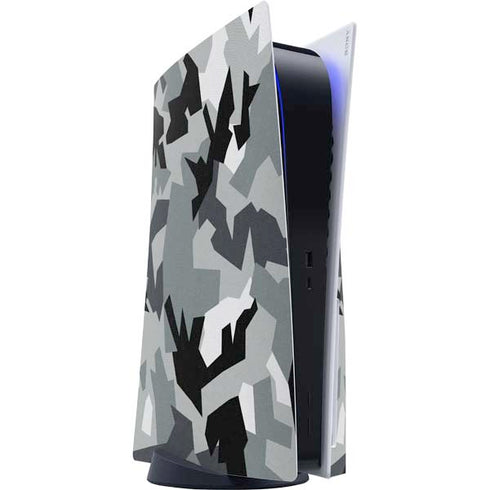 Urban Camouflage Black PlayStation PS5 Skins